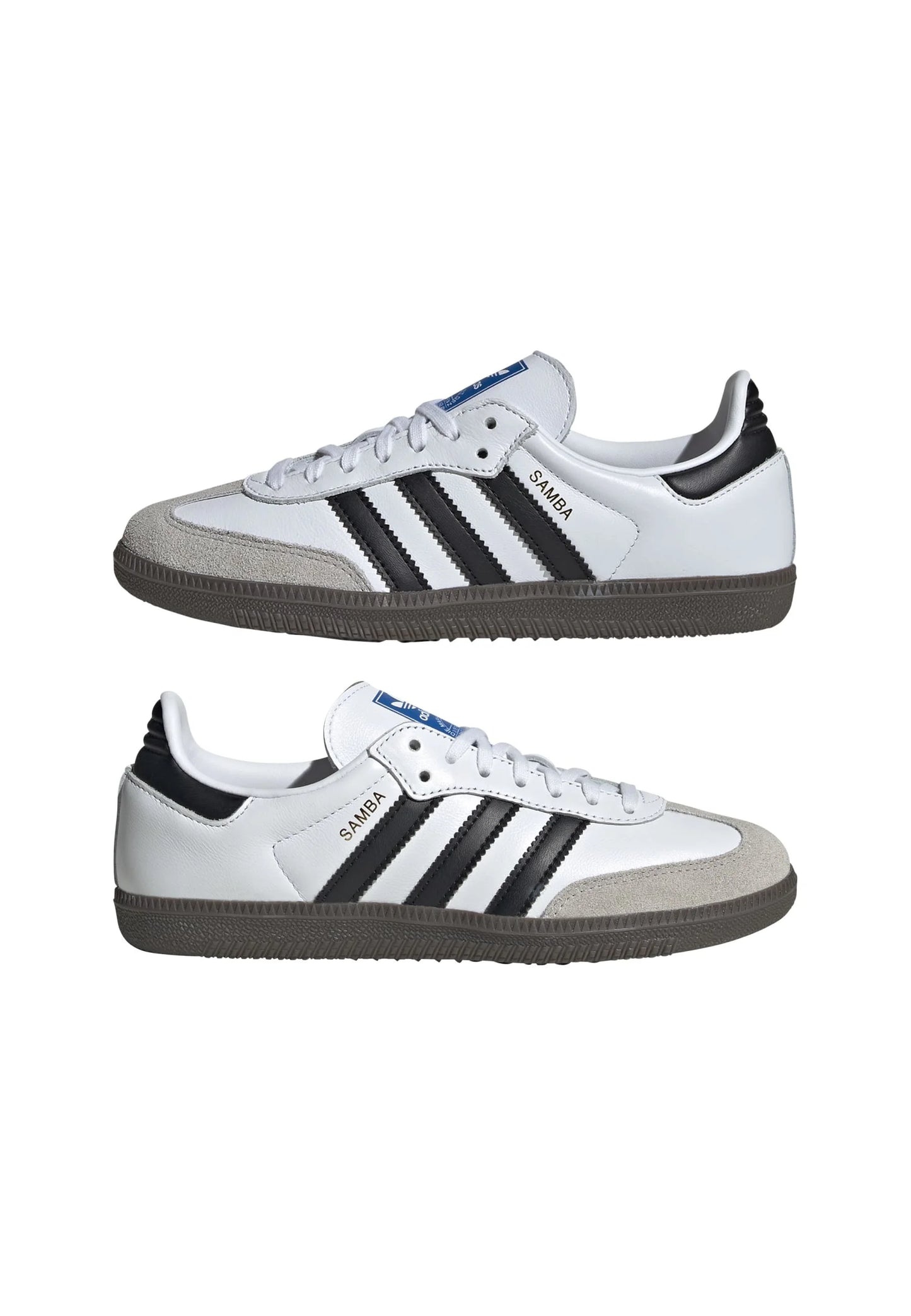 ADIDAS Baskets Samba blanches et noires