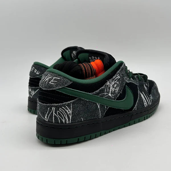 Nike SB Dunk Low Black Gorge Green White